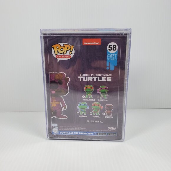 Funko POP! Artist Series: TMNT Splinter #58 Target Exclusive w Clear Case - Picture 4 of 7